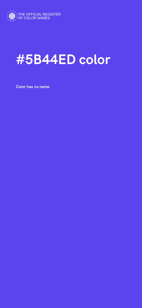 #5B44ED color image