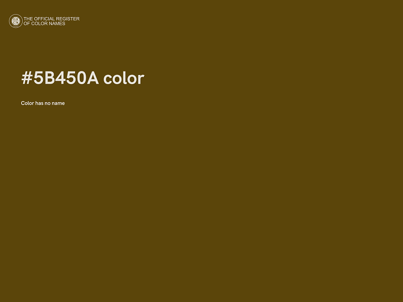 #5B450A color image