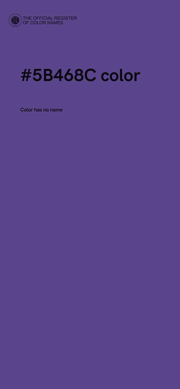 #5B468C color image
