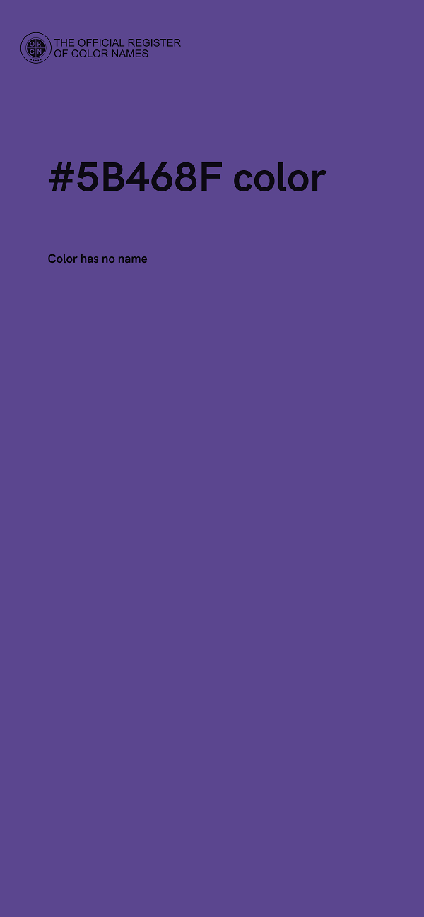 #5B468F color image