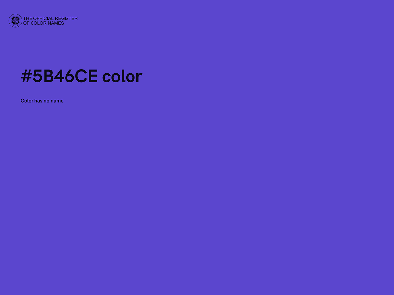 #5B46CE color image