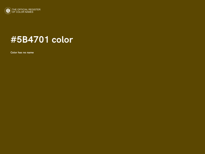 #5B4701 color image
