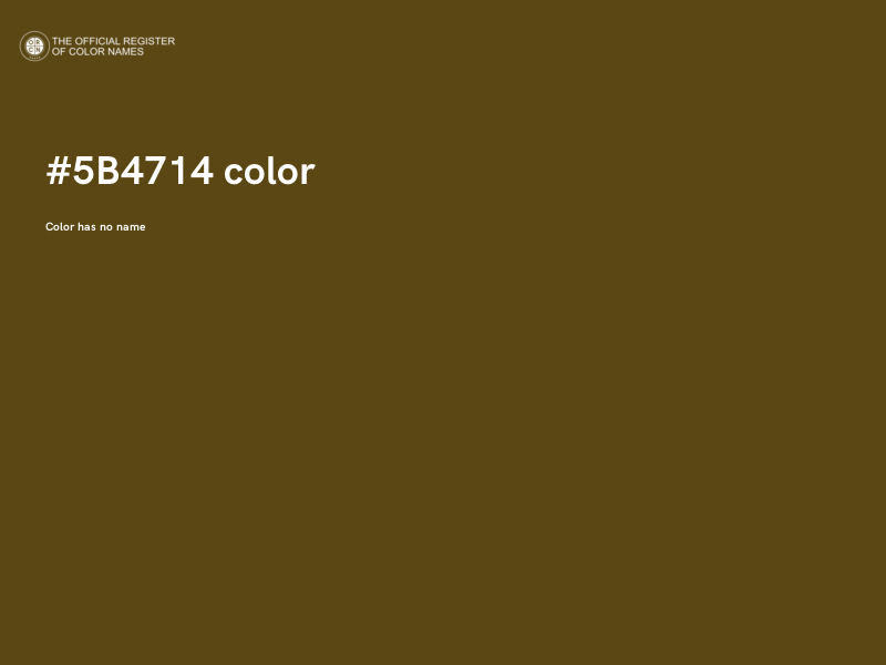 #5B4714 color image