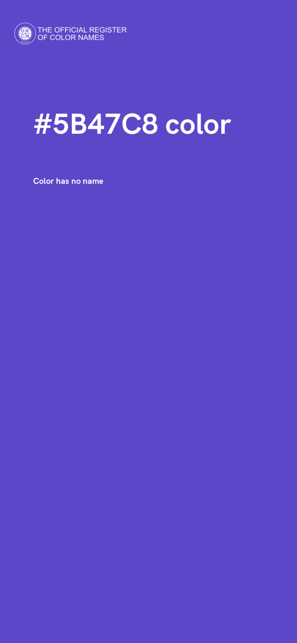 #5B47C8 color image