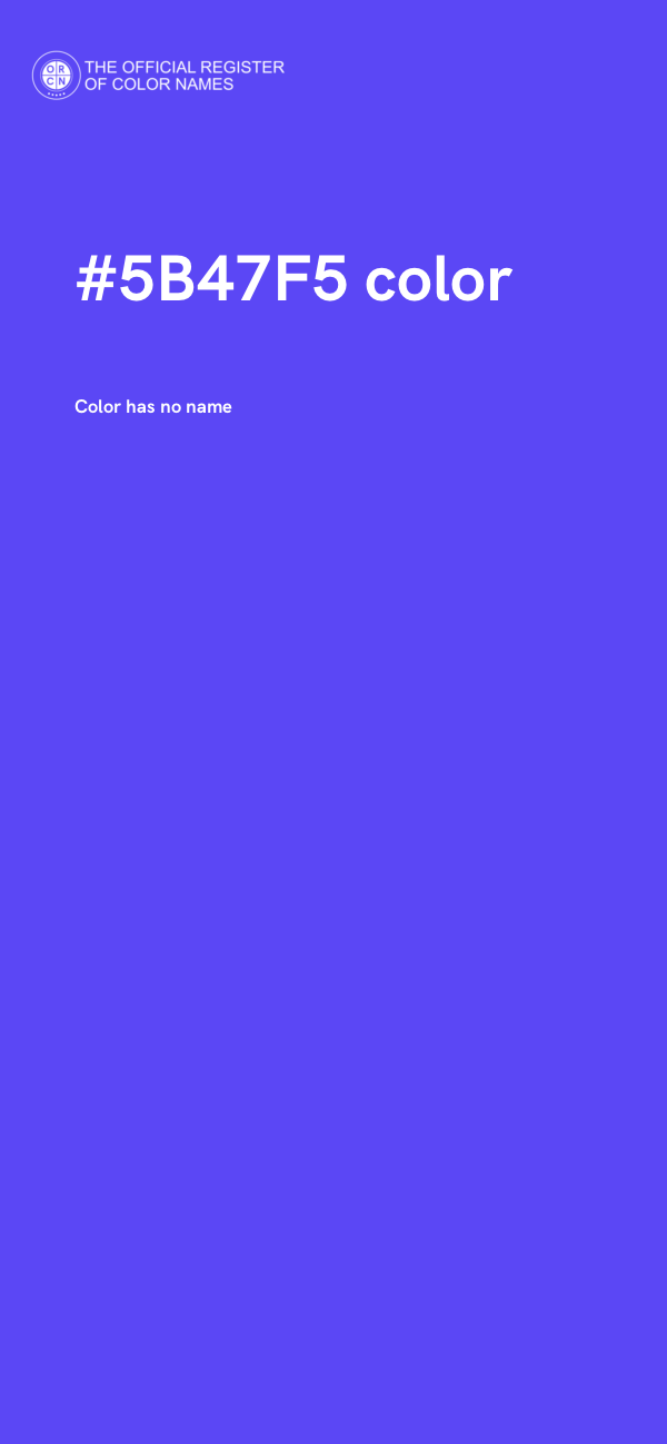 #5B47F5 color image