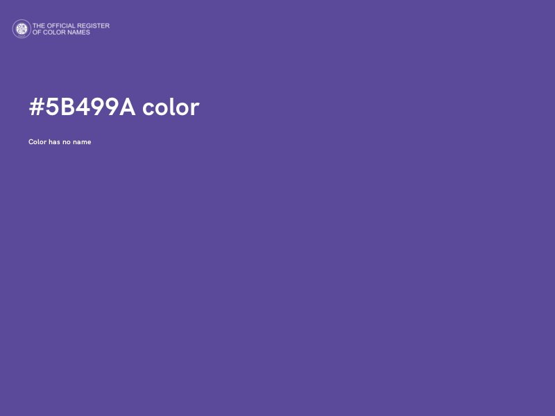 #5B499A color image
