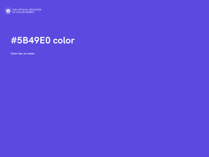 #5B49E0 color image