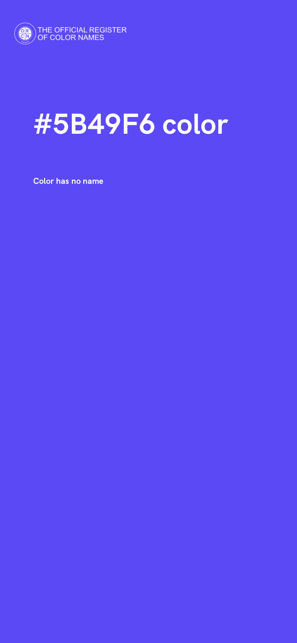 #5B49F6 color image