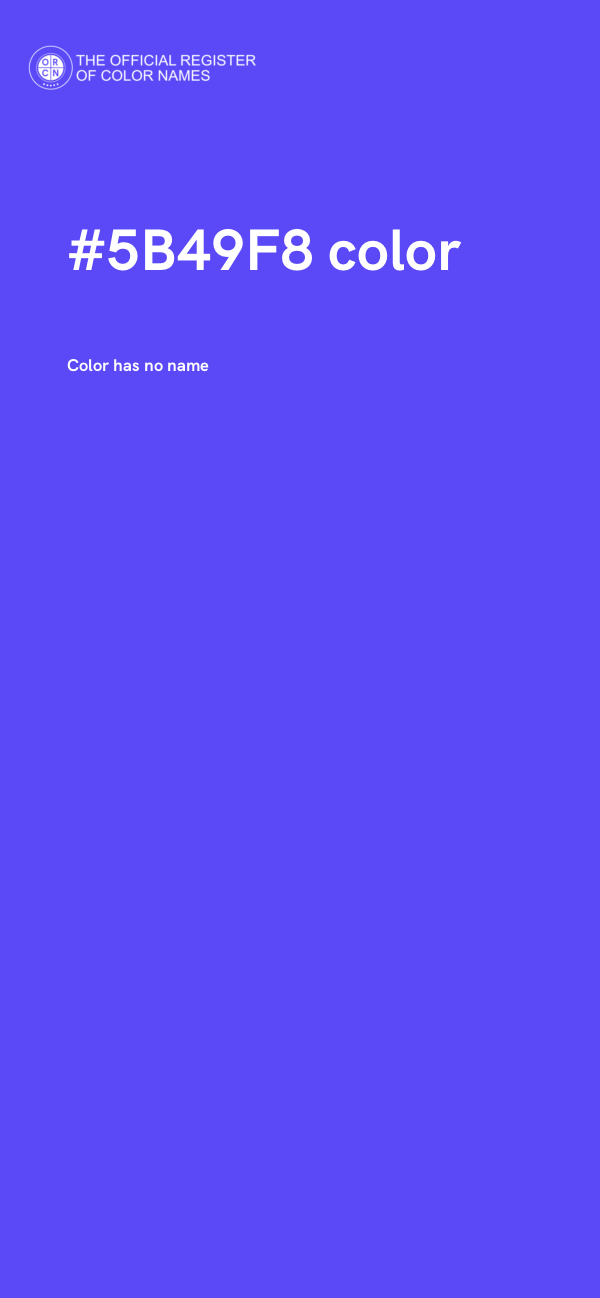 #5B49F8 color image
