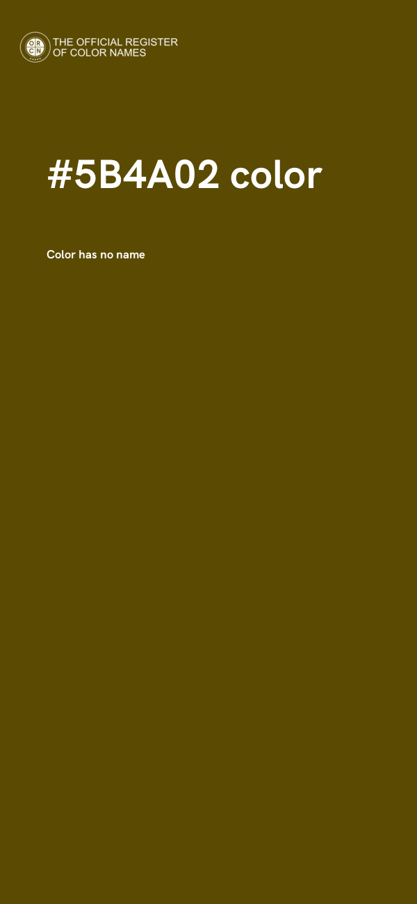 #5B4A02 color image