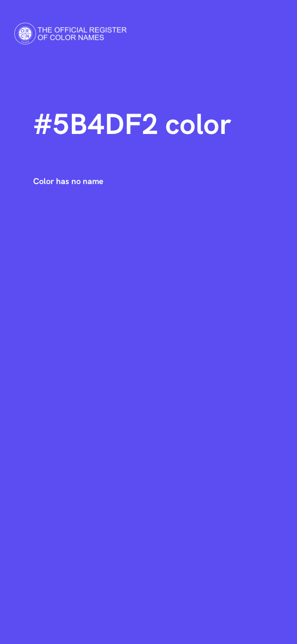 #5B4DF2 color image