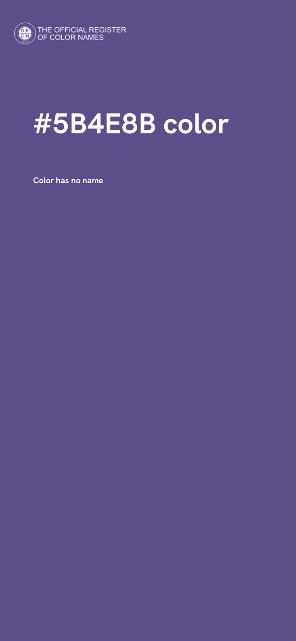 #5B4E8B color image