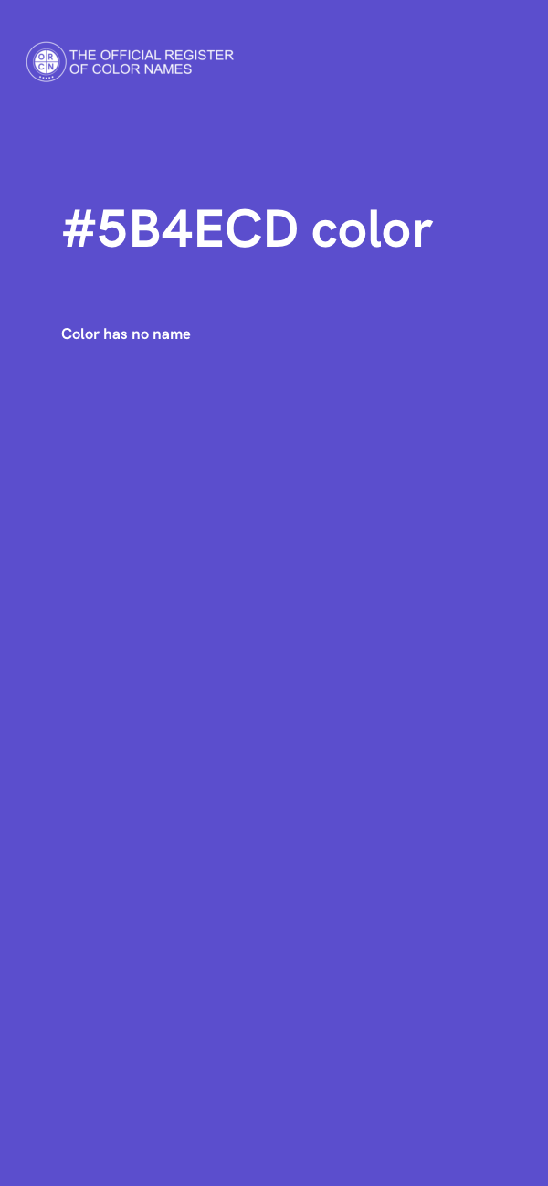 #5B4ECD color image