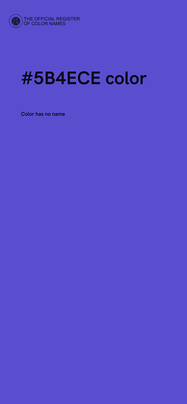 #5B4ECE color image