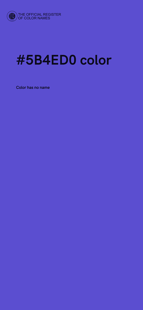 #5B4ED0 color image