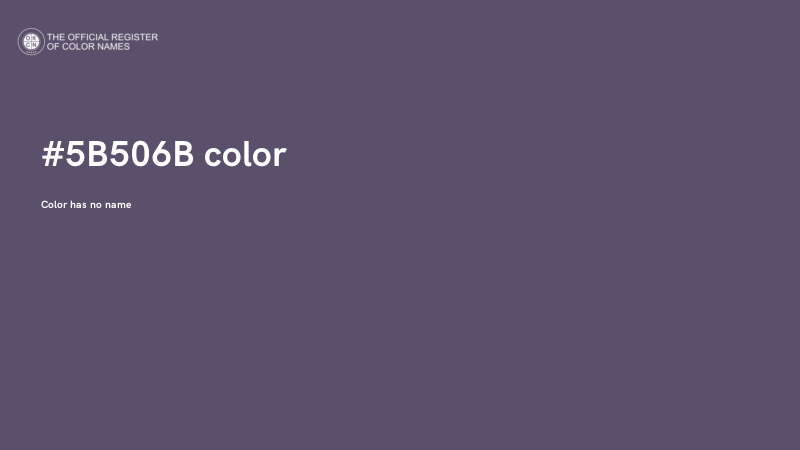 #5B506B color image