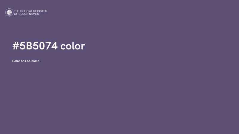 #5B5074 color image