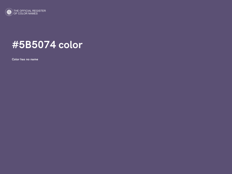 #5B5074 color image