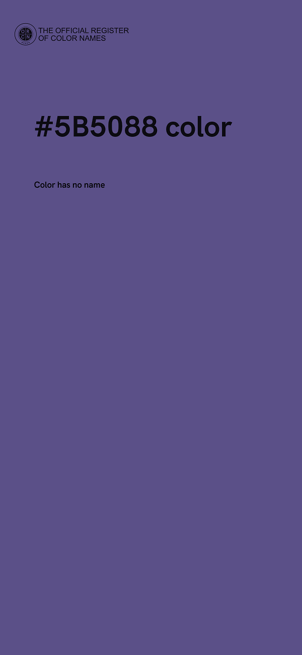 #5B5088 color image