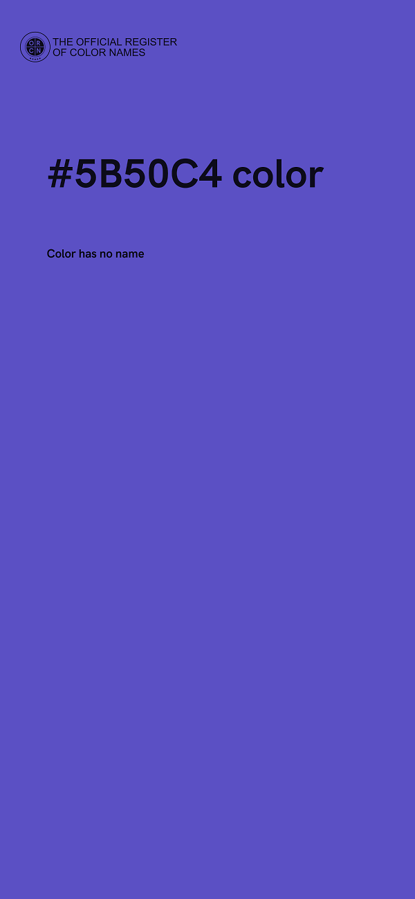 #5B50C4 color image