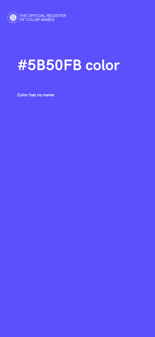 #5B50FB color image