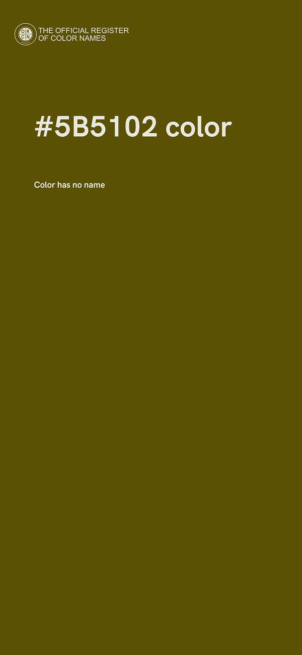 #5B5102 color image