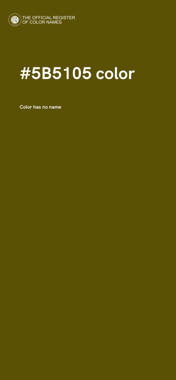 #5B5105 color image