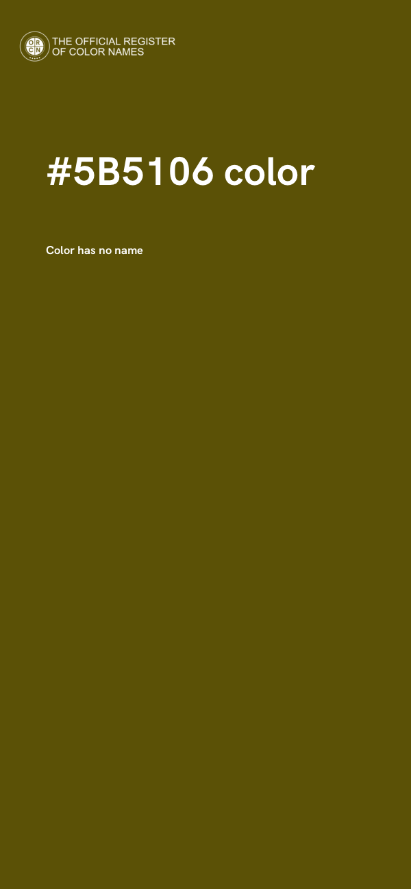 #5B5106 color image