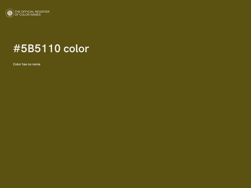 #5B5110 color image