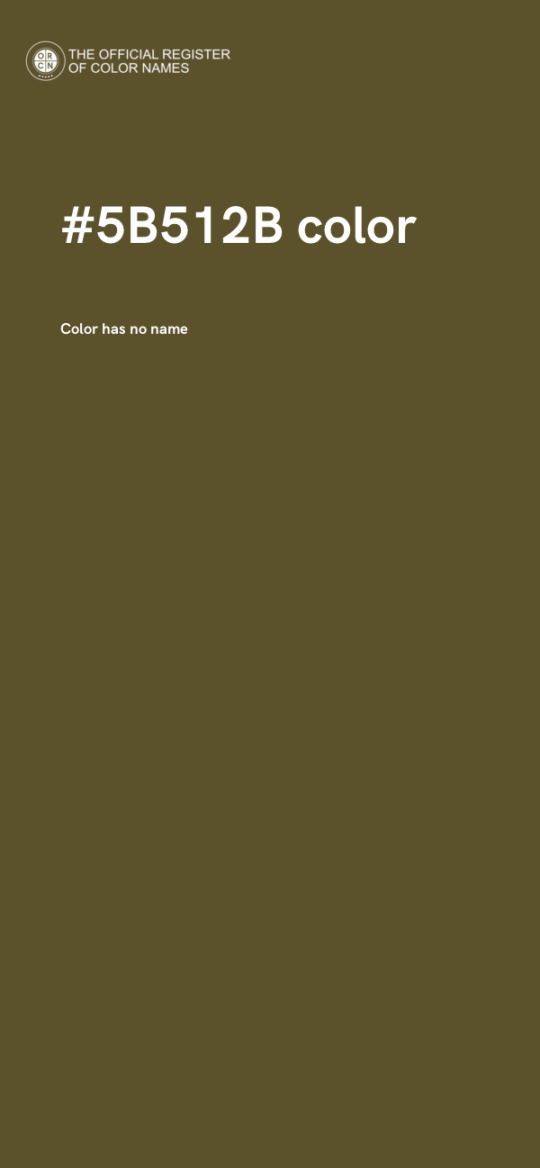 #5B512B color image