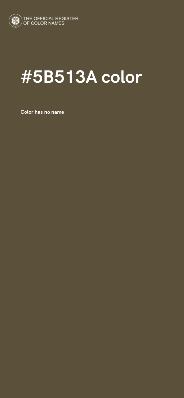 #5B513A color image