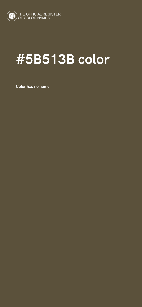 #5B513B color image