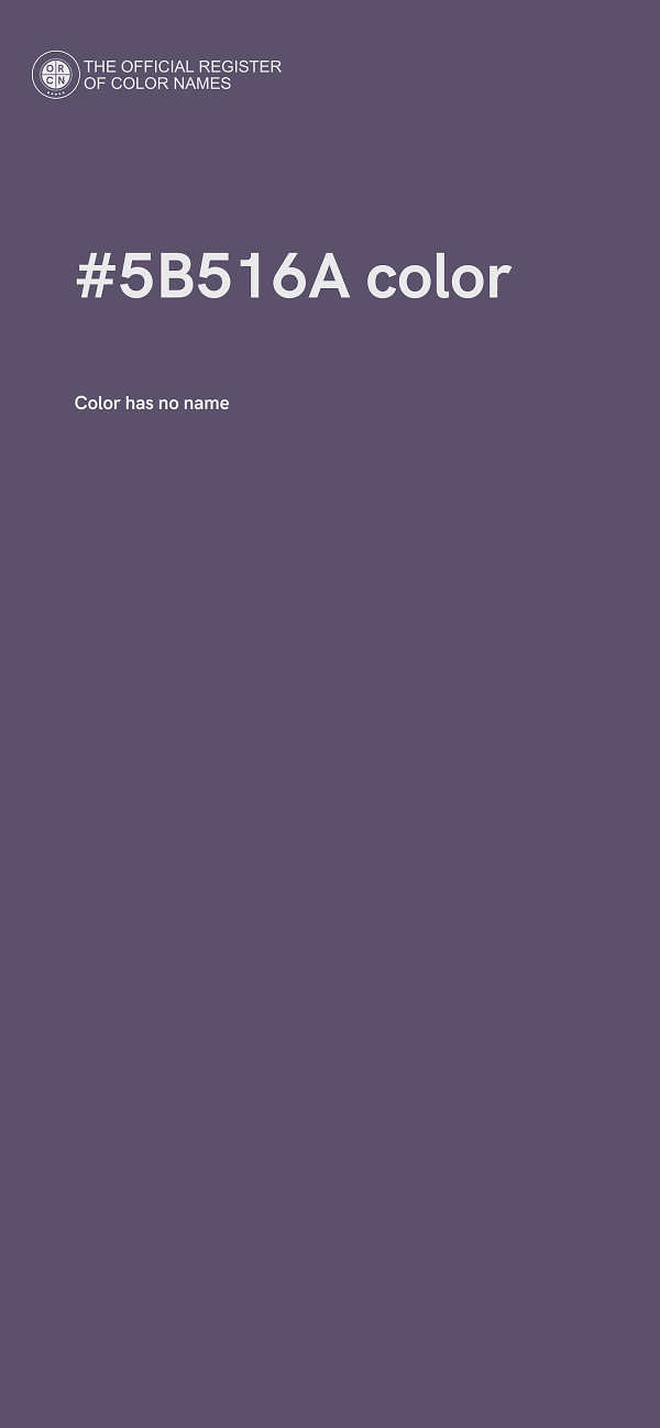 #5B516A color image