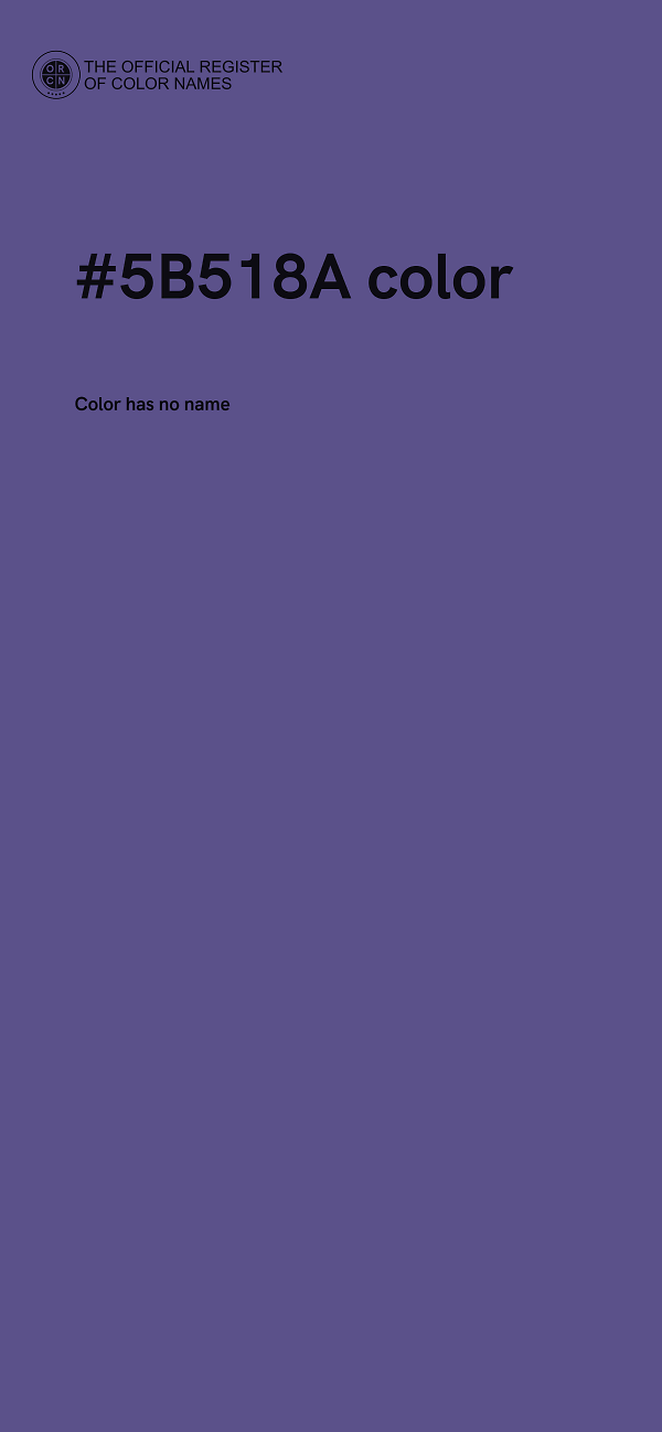#5B518A color image