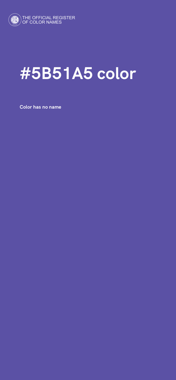 #5B51A5 color image