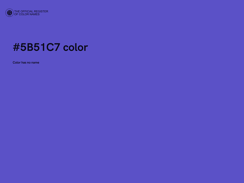 #5B51C7 color image