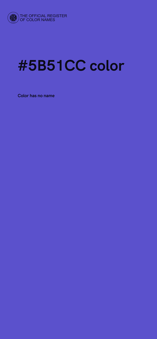 #5B51CC color image