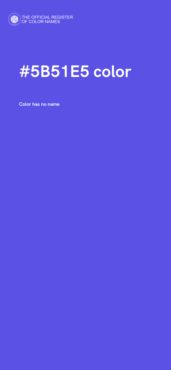 #5B51E5 color image