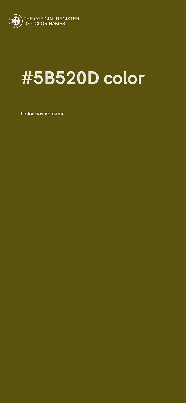 #5B520D color image