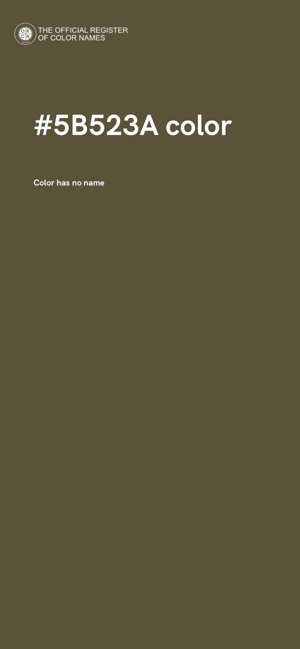 #5B523A color image