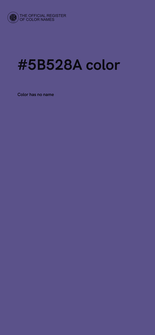 #5B528A color image