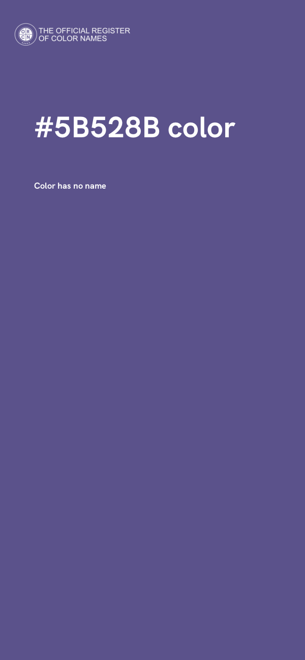 #5B528B color image