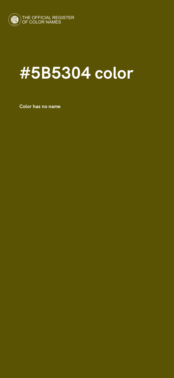 #5B5304 color image