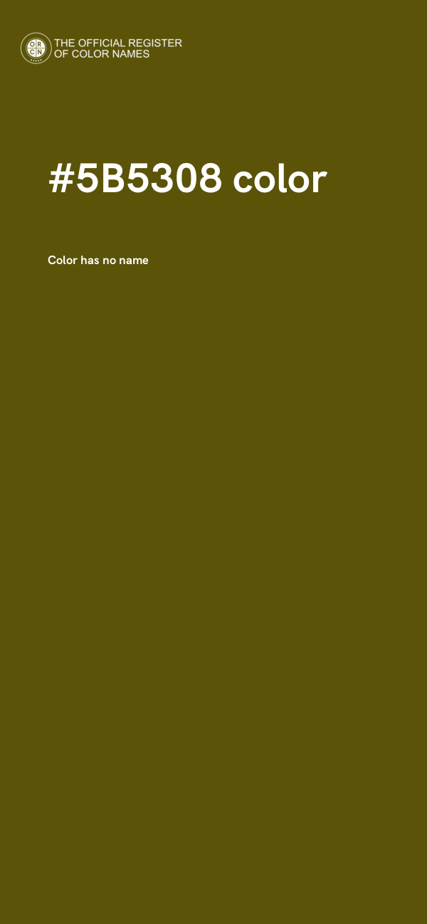 #5B5308 color image