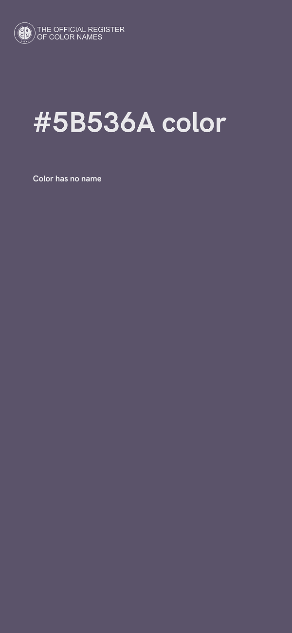 #5B536A color image