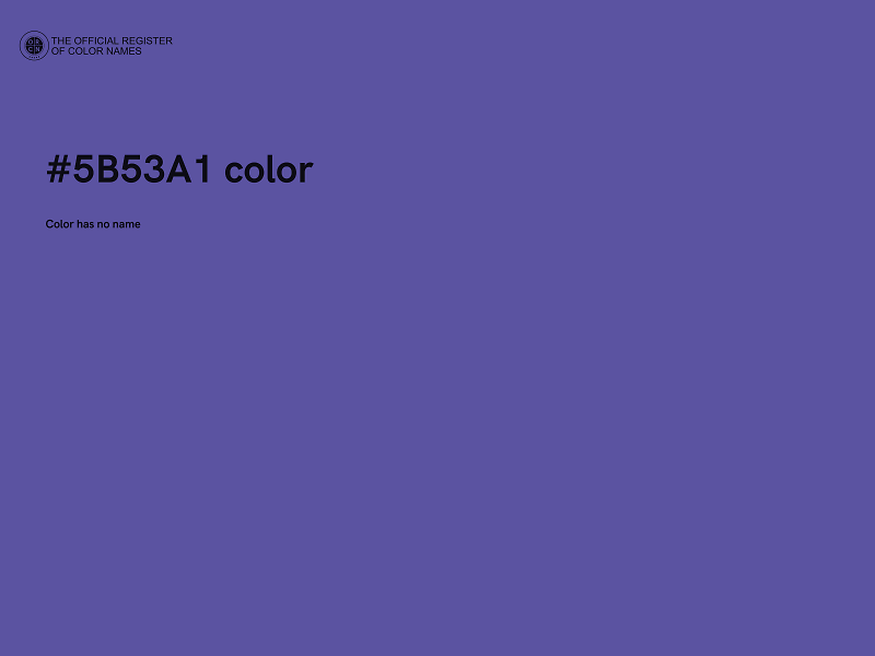 #5B53A1 color image