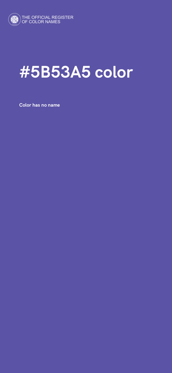 #5B53A5 color image