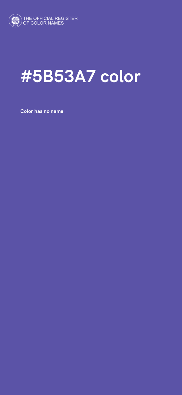#5B53A7 color image