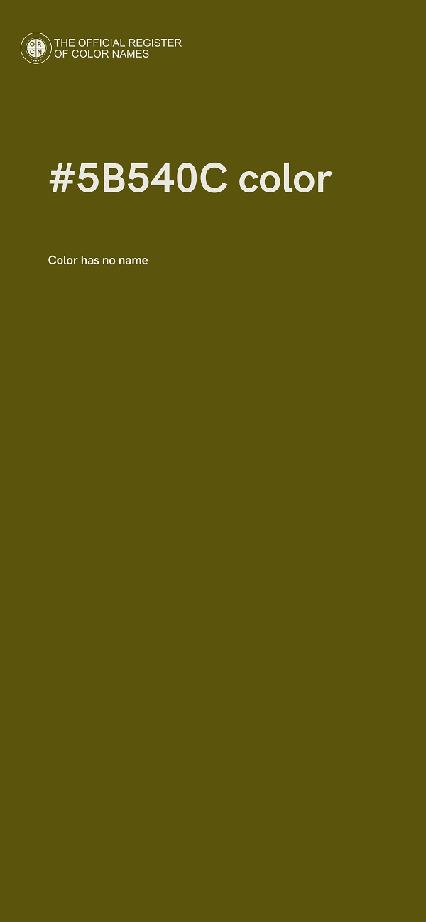 #5B540C color image