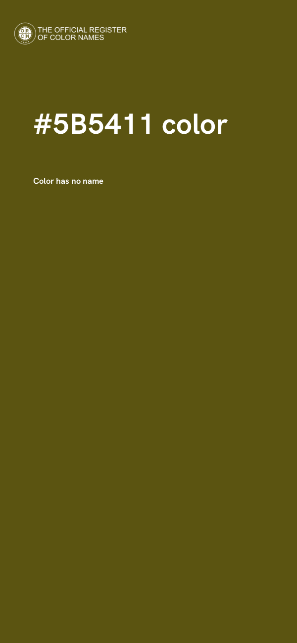 #5B5411 color image